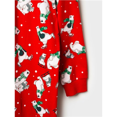 Пижама-комбинезон трикотажная унисекс для взрослых