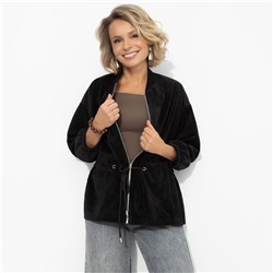 Бомбер мягкий на кулиске, Хочу-надо-беру (чёрный)