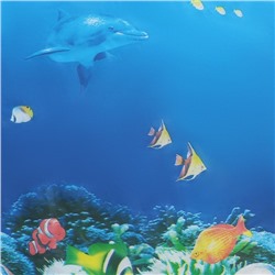 Штора для ванны Доляна «Морская», 180×180 см, EVA