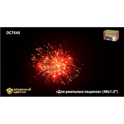 Фейерверк ОС7545 Для реальных пацанов (1" х 48)