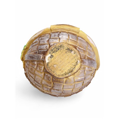 Декоративное кашпо из гипса «Котёнок в корзинке», 23×21×18 см