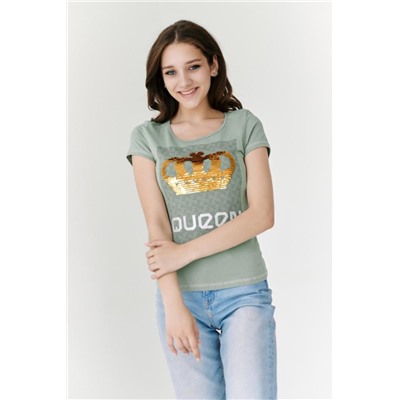 Футболка 8042 (Оливковый)