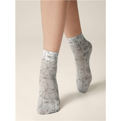 Полиамидные CONTE FANTASY Носки с ярким принтом