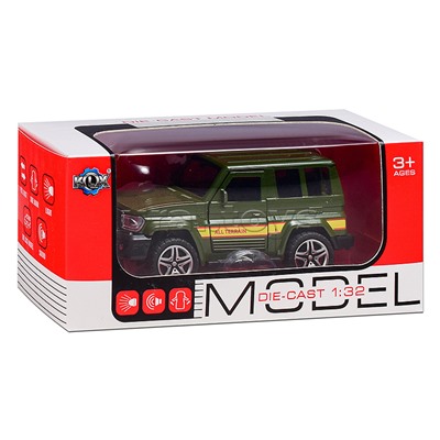 Машина "Вездеход"1:32 (свет,звук, откр дв)  в коробке