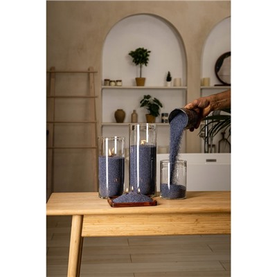 Свеча в гранулах «RosCandles» чёрные в банке ПЭТ, 300 г + фитили