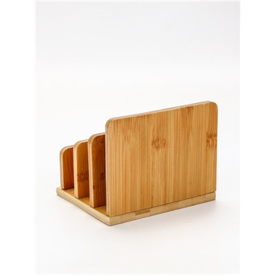 УЦЕНКА Подставка для разделочных досок «Home», 18×10 см, 3 отсека