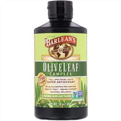 Barlean's, Комплекс из оливковых листьев, натуральный ароматизатор оливковых листьев, 454 г (16 унций)