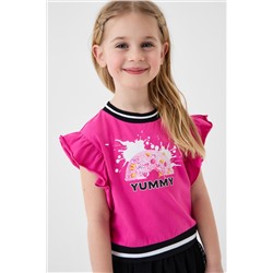 Джемпер трикотажный для девочек (футболка) PLAYTODAY, 1240330