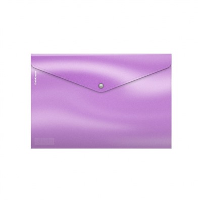 Папка с кнопкой  А4 180мкм 54899 "Карамель" полупрозрачная, ассорти ErichKrause