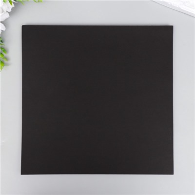 Лист для фотоальбома чёрный, плотность 250 г, набор 30 шт., 26×26 см