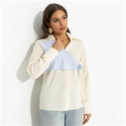 Рубашка из хлопка, Модная цель (желтая)