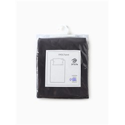 Простыня 1.5-спальная «Этель» Carbon, 160×235 см, хлопок 100%, перкаль (300 нитей)