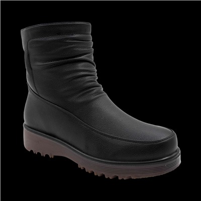 Сапоги на меху 8201-1 черные