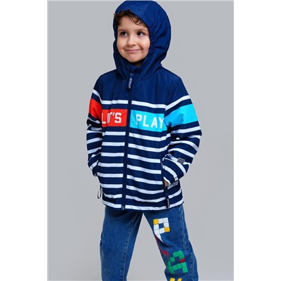 Куртка текстильная с полиуретановым покрытием для мальчиков (ветровка) PLAYTODAY, 1085605