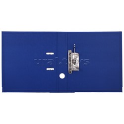 Папка с арочным механизмом A4 50 мм PP двусторонний разобранная, металлическая окантовка, запечатка форзаца, наварной карман с этикеткой, синяя