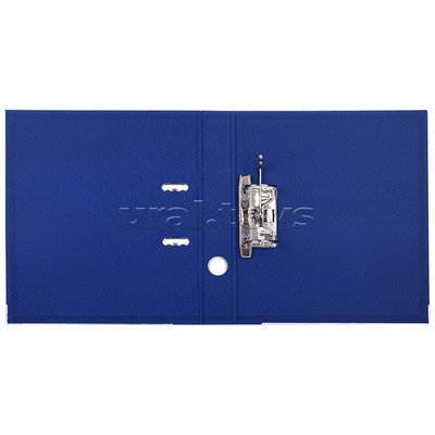 Папка с арочным механизмом A4 50 мм PP двусторонний разобранная, металлическая окантовка, запечатка форзаца, наварной карман с этикеткой, синяя
