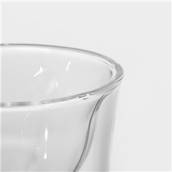 Стакан Magistro «Женская фигура», 150 мл, с двойными стенками, 8×11 см, стекло, прозрачный