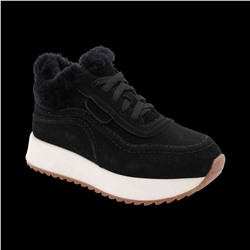 Ботинки на меху ZD16 черные