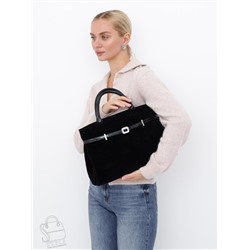 Сумка женская кожаная 91156MSS black Velina Fabbiano-Safenta