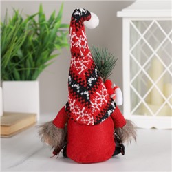 Новогоднее украшение Гном 22 см / GH-18 /уп 100/