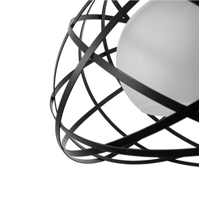 Светильник «Барра» 1×40 Вт E27 черный 36×36×30 см BayerLux