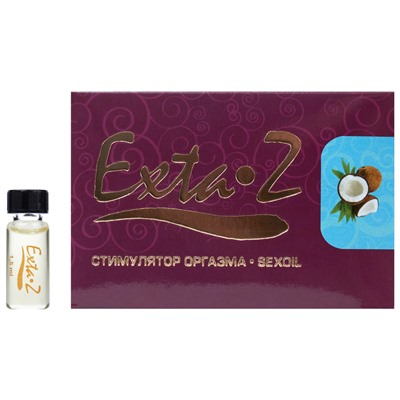 Возбуждающее масло стимулятор оргазма EXTA-Z Кокос 1,5 мл
