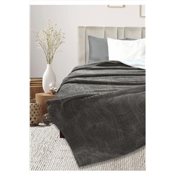 Плед Флайфи ФФ-099 темно-серый НАТАЛИ, 958247