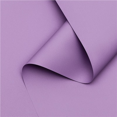 Плёнка матовая для цветов и букетов, 0.5×10 м 65 мкм, пастельная серия, сиреневый
