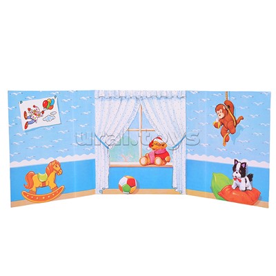 Набор мебели для кукол "Детская комната" в коробке