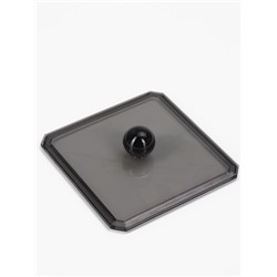 УЦЕНКА Органайзер с крышкой 1секц Black Secret 9.5×9.5×7 см чёрн пакет вклад QF