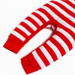 Комбинезон детский «Крошка Я. Оленёнок», рост 62-68 см, красный, белый