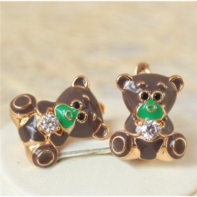 Серьги позолота H01-15278