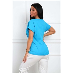 29523 футболка женская (Бирюзовый)