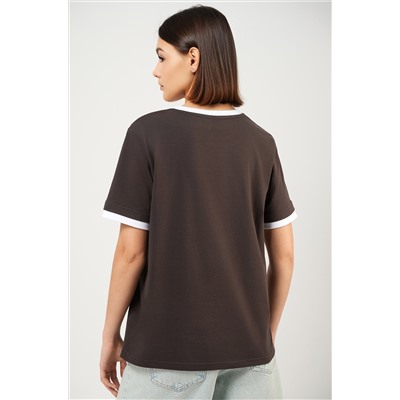 Женская базовая футболка из хлопка с кантом 3 шт. Happyfox