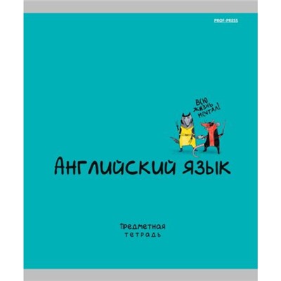 Тетрадь 48л "MINI FRIENDS" по английскому языку 48-2520 Проф-Пресс