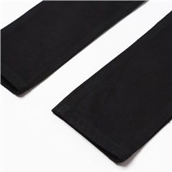 Джинсы для девочки, цвет чёрный, рост 128 см