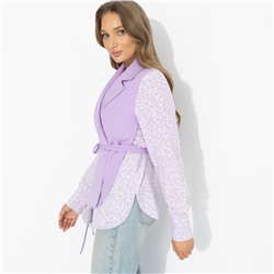 Рубашка с имитацией многослойности, Собрание идей (сирень)