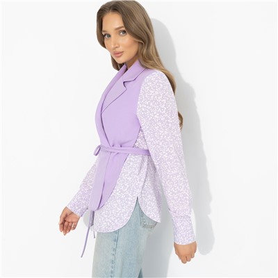 Рубашка с имитацией многослойности, Собрание идей (сирень)