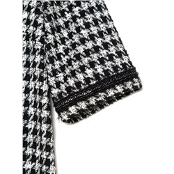 Платья CONTE LPL 1053 Платье с рисунком "клетка" и легким мерцанием люрекса