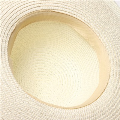 Шляпа женская MINAKU, молочная, размер 58