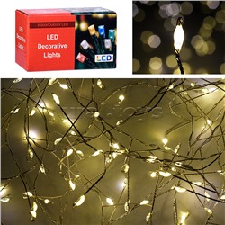 Электрогирлянда 3м, 100 ламп, теплый