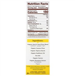 Simple Mills, Organic Seed Flour Crackers, Original, 4.25 oz (120 g)