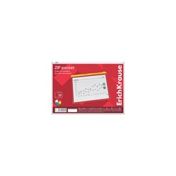 Папка на гибкой молнии B6 ZIP Pocket PVC прозрачный 4564 ErichKrause