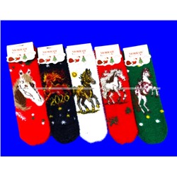 5 ПАР - MORRAH носки подарочные НОРКА КАШЕМИР Символ 2026 года арт. 2660