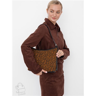 Сумка женская кожаная 8551VGF leopard Viteli Grassi в Новосибирске