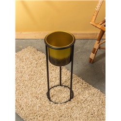 Кашпо на подставке «Арабика», 21×21×53 см, железо