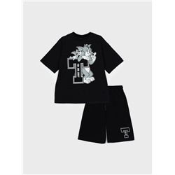 Комплект трикотажный для мальчиков: фуфайка (футболка), шорты