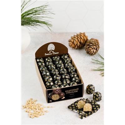 Кедровый грильяж Классический / шоу-бокс / 540 г / ТМ Сибирский кедр