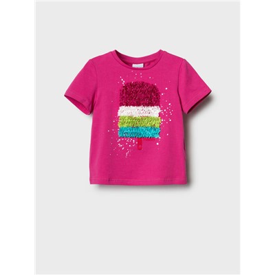 Фуфайка трикотажная для девочек (футболка)