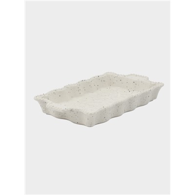 Форма для запекания Pyra, 28×16×3.5 см, керамика, белая